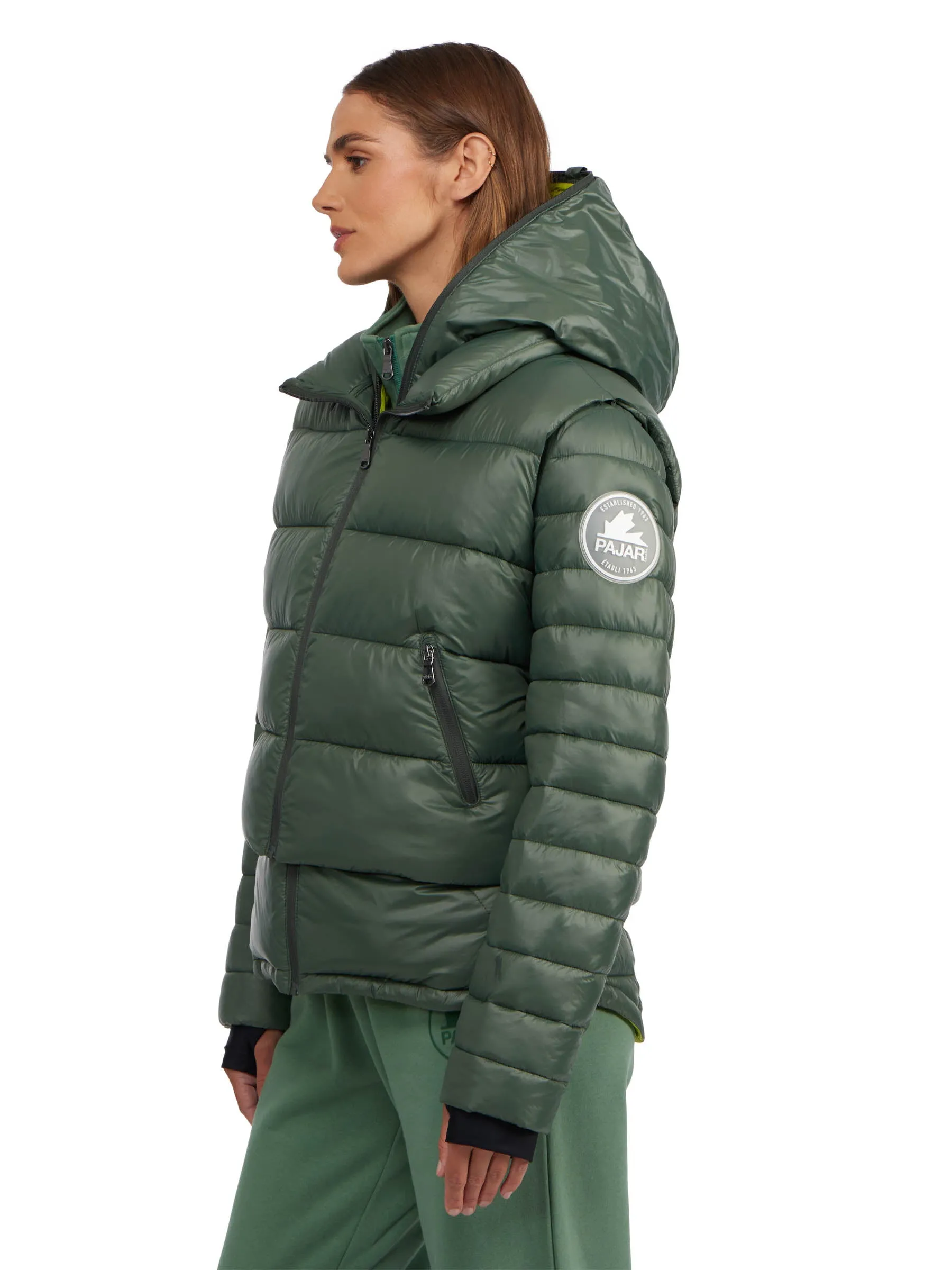 Vela Women's 3-in-1 Lightweight Packable Puffer