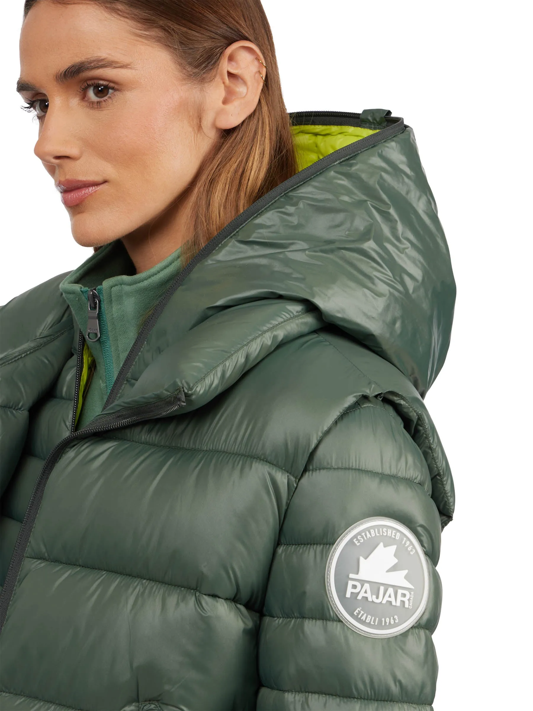 Vela Women's 3-in-1 Lightweight Packable Puffer