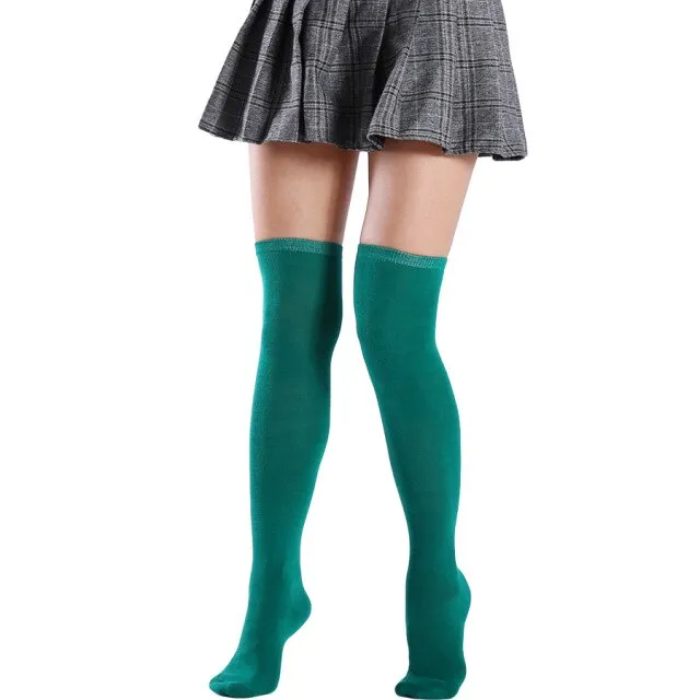 Woman Popular High Socks Long Striped Stockings Sexy Women Thigh High Socks