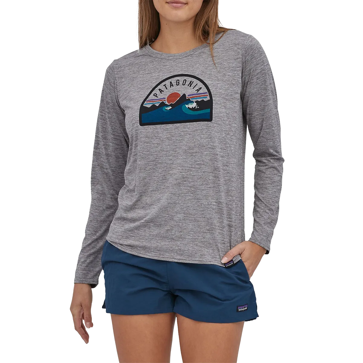 Women's Long Sleeve Capilene Cool Daily Graphic Shirt