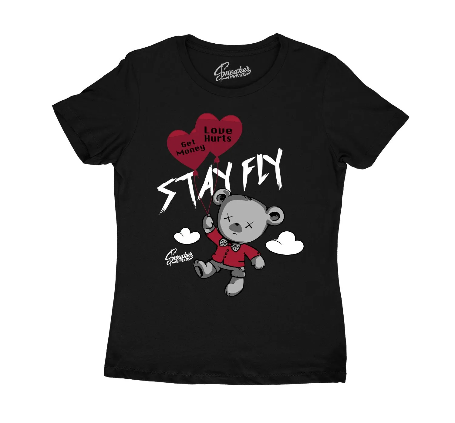 Womens - Red Flint 13 Money Over Love Shirt