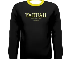 Yahuah-Name Above All Names 02-02 Men's Designer Long Sleeve T-shirt